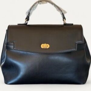 Cavalli Tatiana Black Large Top Handle Tote Crossbody NWT $118